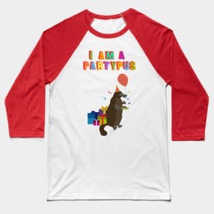 Partypus Baseball T-Shirt